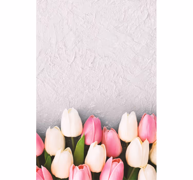 Tulip Blossom Arrangement flowers and plants roller blind - TenStickers