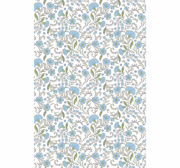 Floral Vine Pattern flowers and plants roller blind - TenStickers