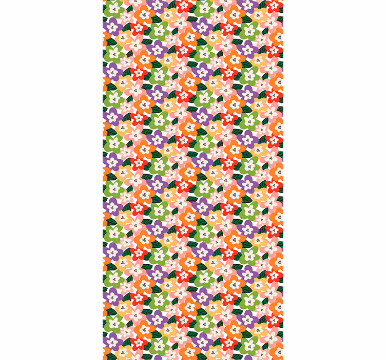 Blooming arrangement flowers and plants roller blind - TenStickers