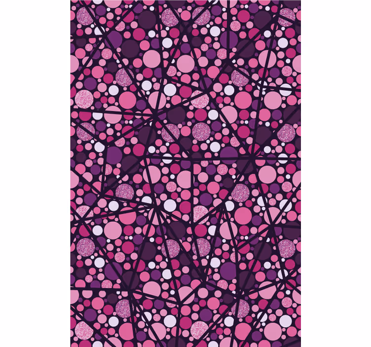 Texture and pattern roller blind geometric bubble design - TenStickers