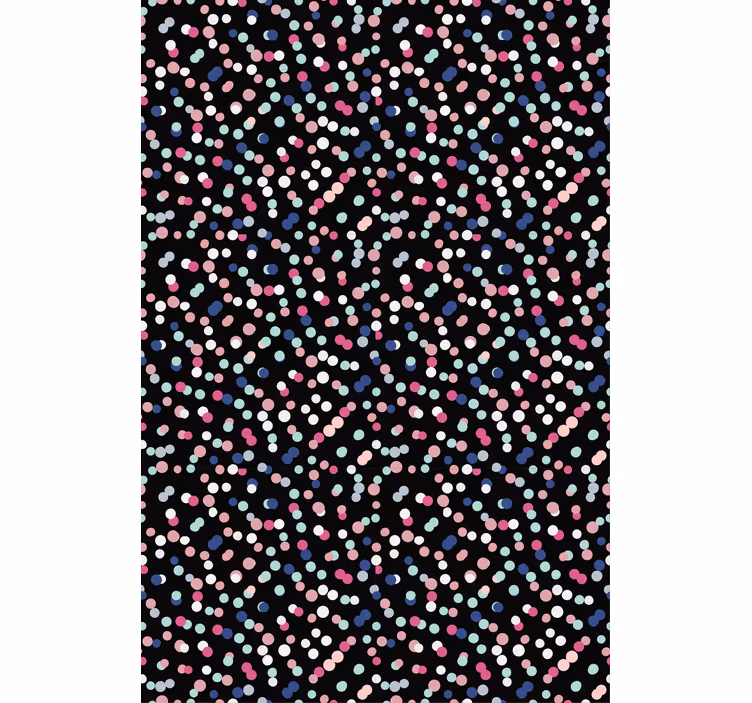 Colorful dot pattern teenage bedroom roller blind - TenStickers