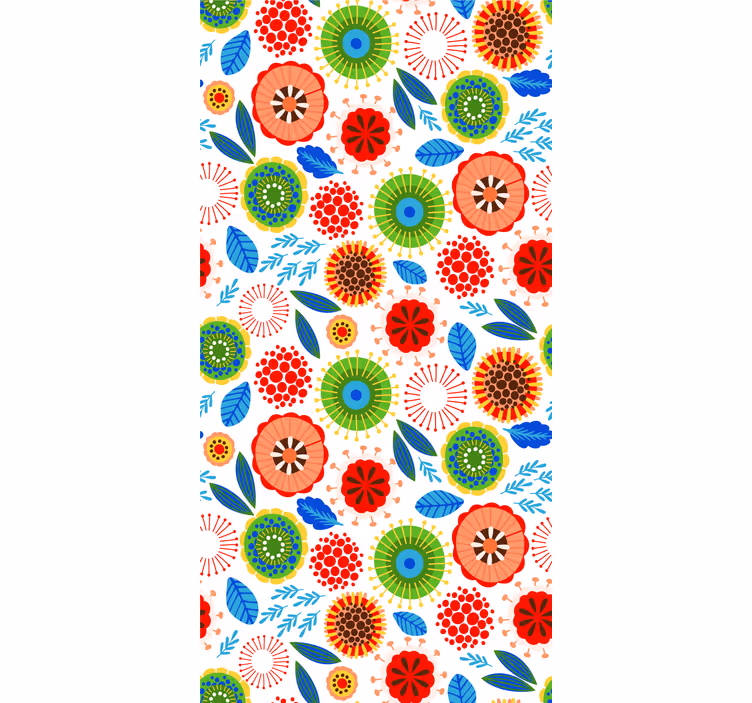 Multicolour Polish Flower blind - TenStickers