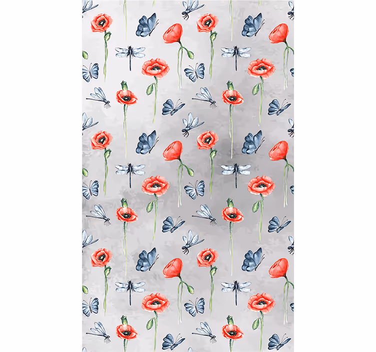 Happy garden Flowers and plant blind - TenStickers