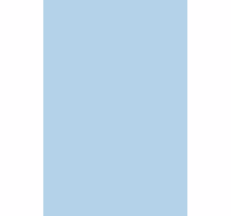pretty light blue color Childrens blind - TenStickers
