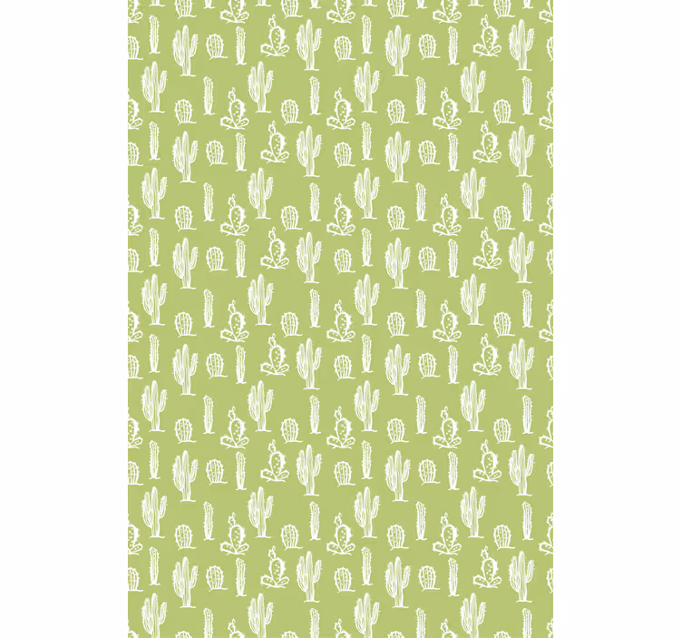 Cactus seamless background Bathroom blind - TenStickers