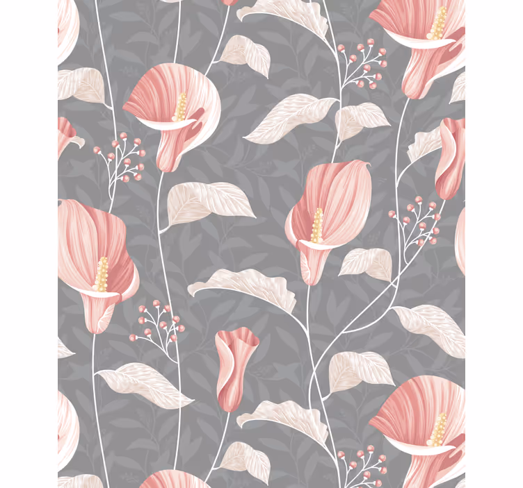 Elegant Blossom Arrangement flowers and plants roller blind - TenStickers