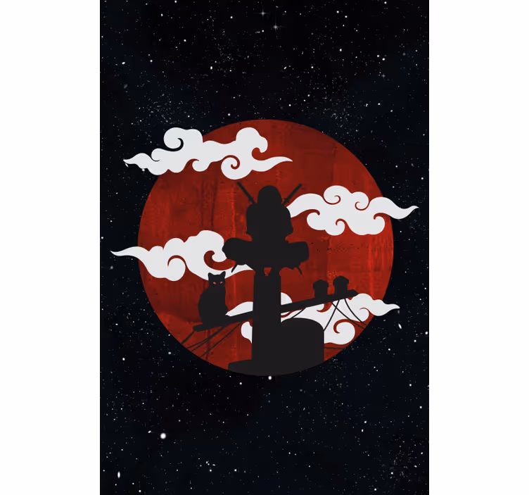 Japanese cartoon ninja Original roller blind - TenStickers