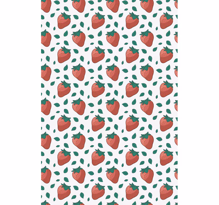 Fresh Strawberry Pattern fruit and vegetable roller blind - TenStickers