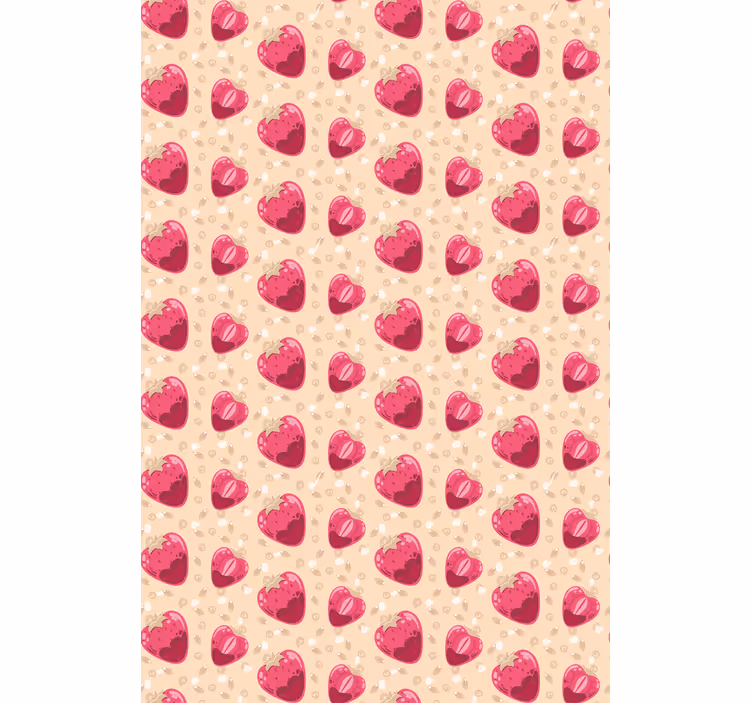 Strawberry pattern Fruit and vegetable blind - TenStickers