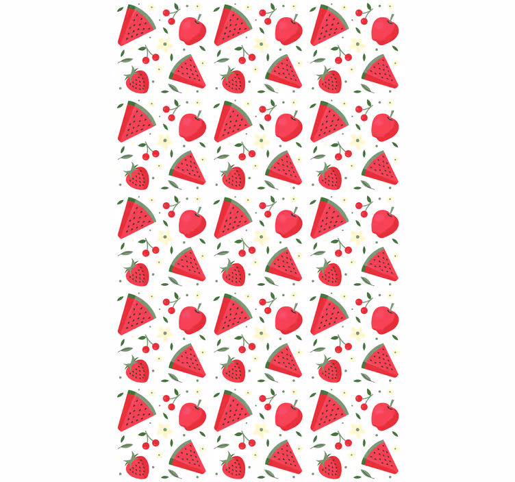 Juicy Watermelon Patterns fruit and vegetable roller blind - TenStickers