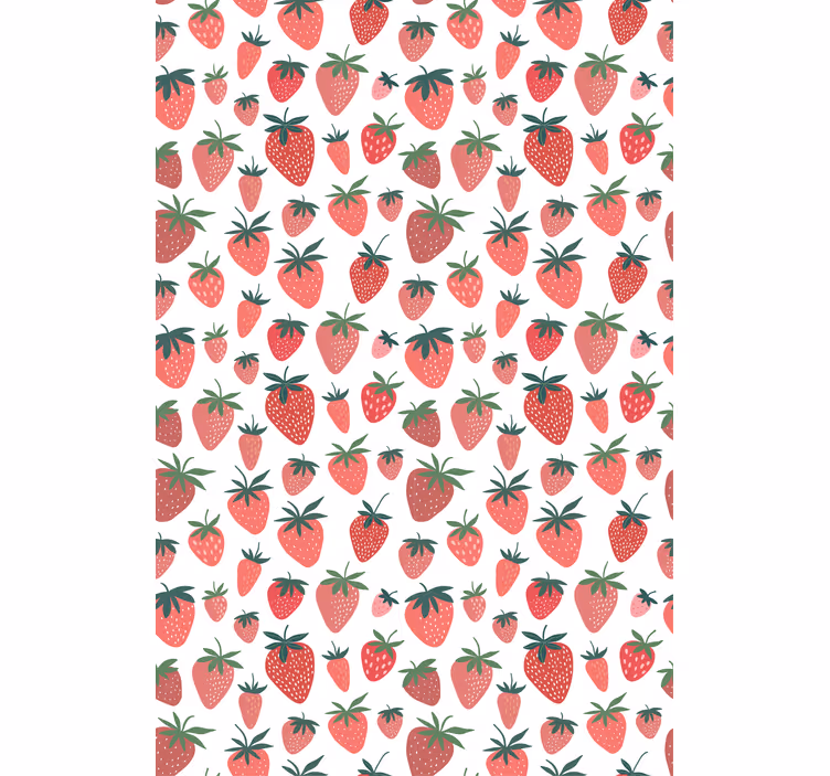 Strawberry pattern design fruit and vegetable roller blind - TenStickers