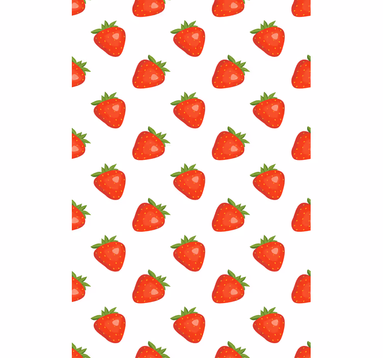 Strawberry Motif fruit and vegetable roller blind - TenStickers