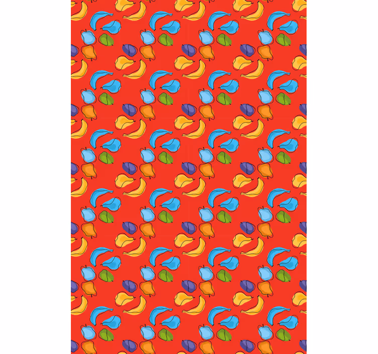 Lively fruits composition fruit and vegetable roller blind - TenStickers