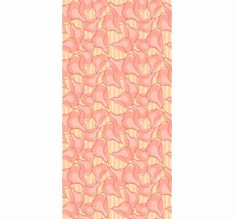 Soft Petal Pattern flowers and plants roller blind - TenStickers