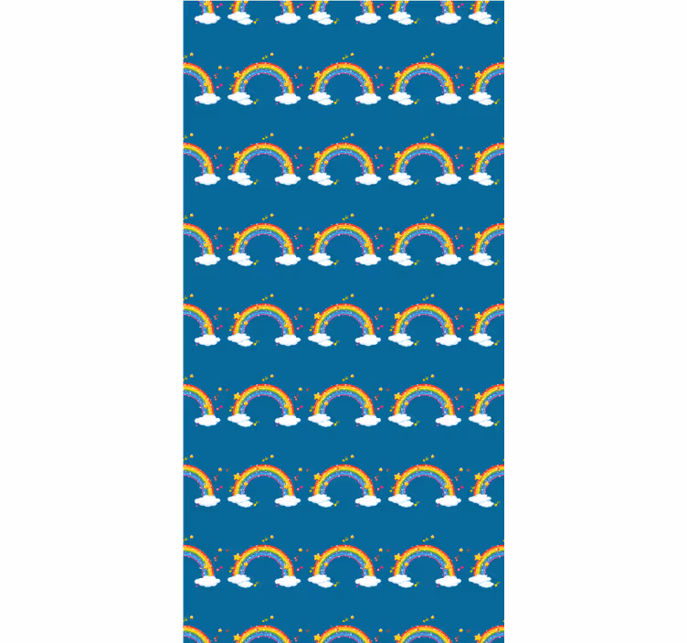 Colorful rainbows pattern original roller blind - TenStickers
