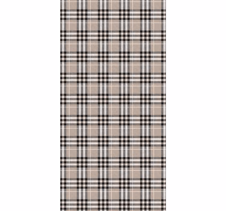 Texture and pattern roller blind classic checkered design - TenStickers