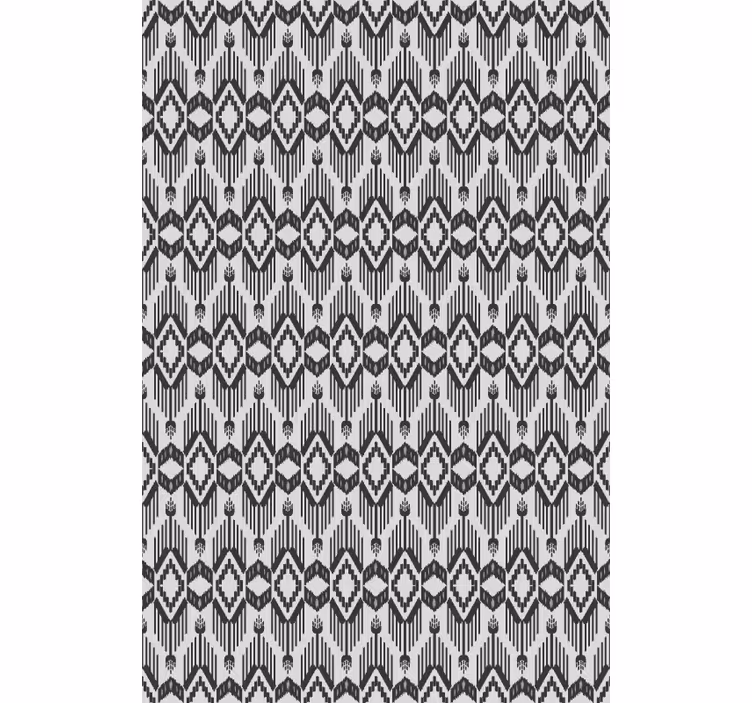 Rustic grey and black pattern Nordic blind - TenStickers