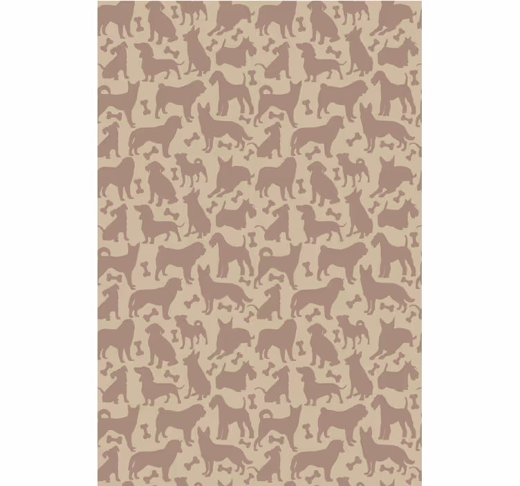 Amazing seamless dog pattern Childrens blind - TenStickers