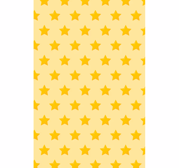 Yellow star pattern original roller blind - TenStickers