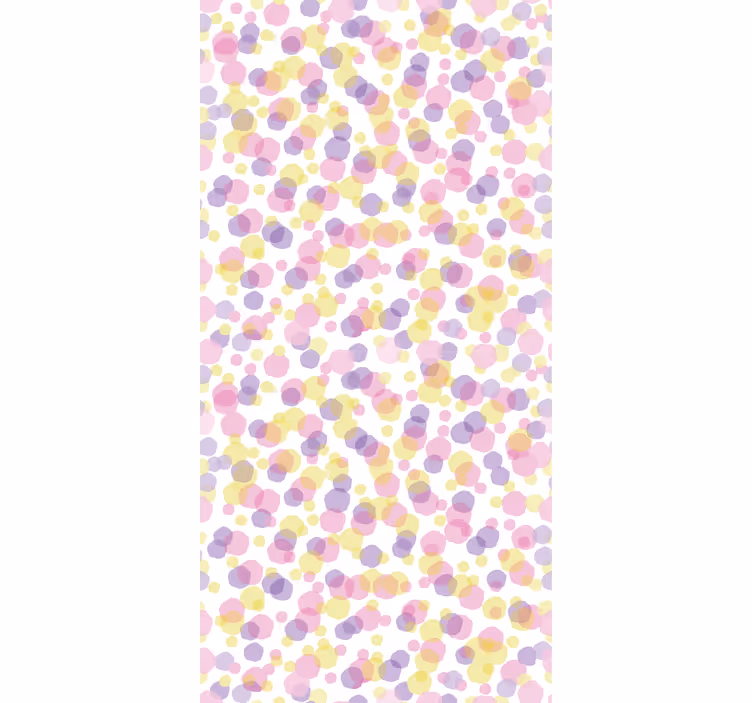 Soft Circle Pattern coloured roller blind - TenStickers