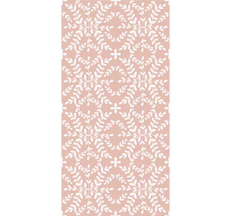 Botanical Leaf Theme flowers and plants roller blind - TenStickers