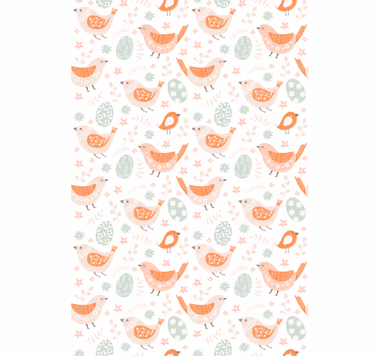 Birds and Eggs animal roller blind - TenStickers
