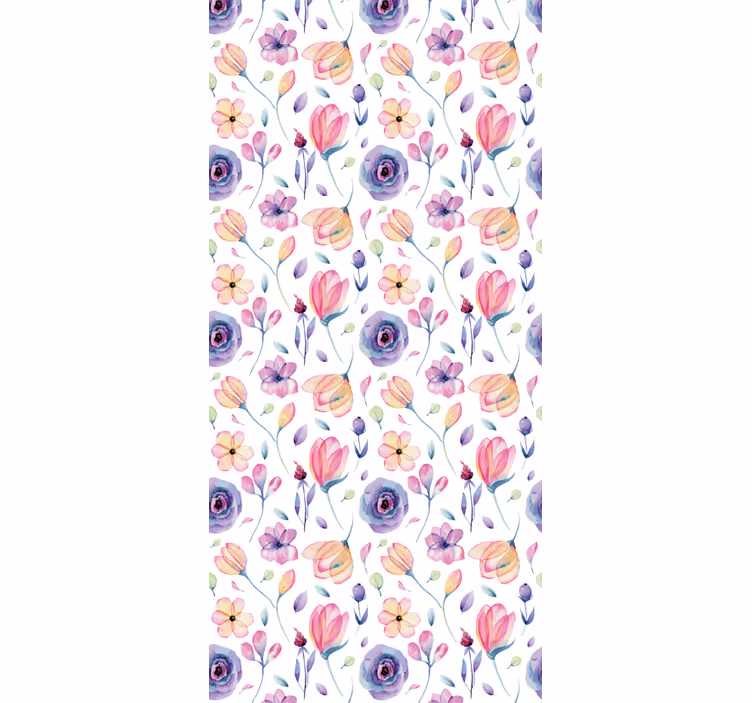 Floral Bouquet Design flowers and plants roller blind - TenStickers