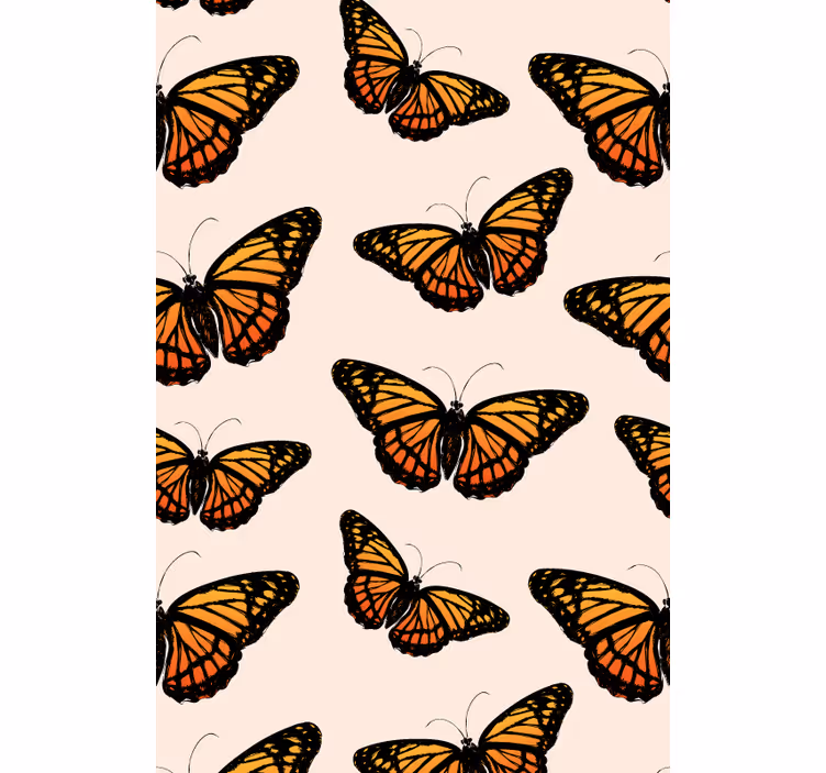 Vibrant Pattern butterfly roller blind - TenStickers