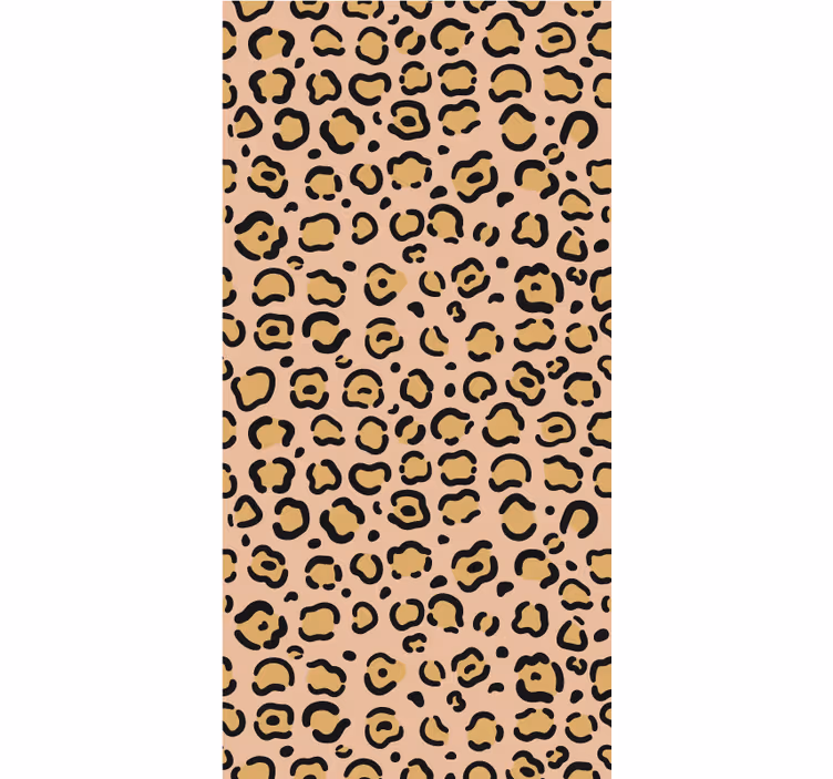 Leopard skin motif animal roller blind - TenStickers