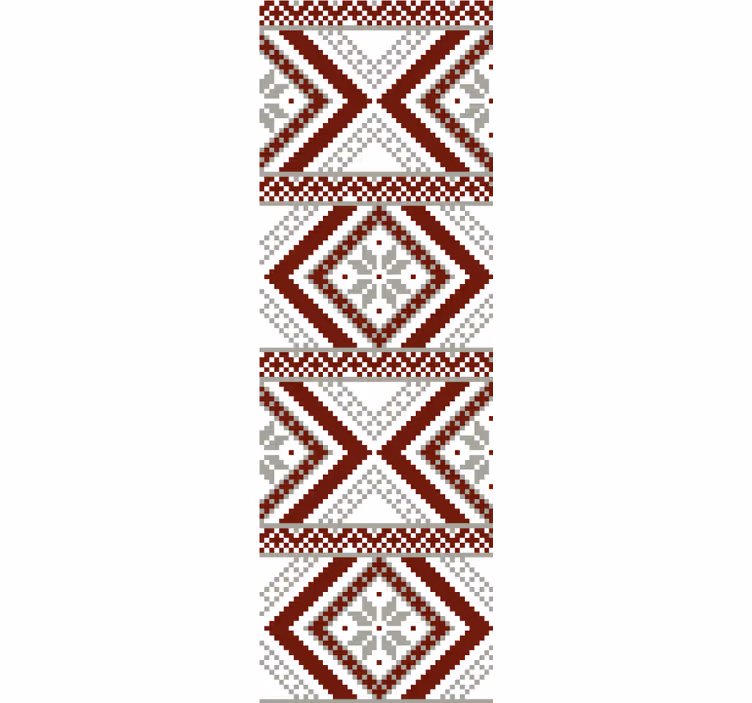Texture and pattern roller blind geometric textile design - TenStickers