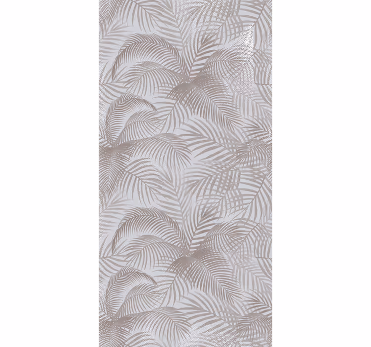 Elegant Palm Leaf flowers and plants roller blind - TenStickers