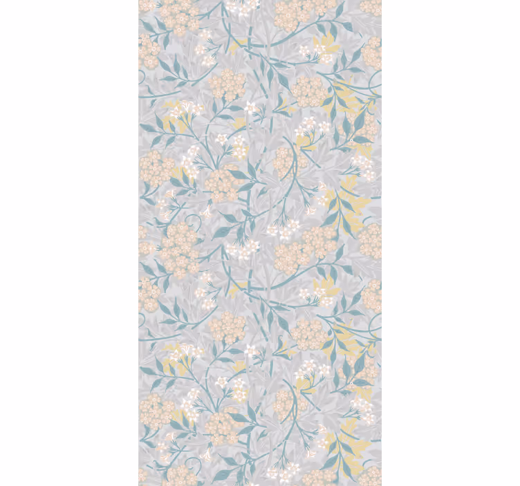 Subtle Botanical Arrangement flowers and plants roller blind - TenStickers