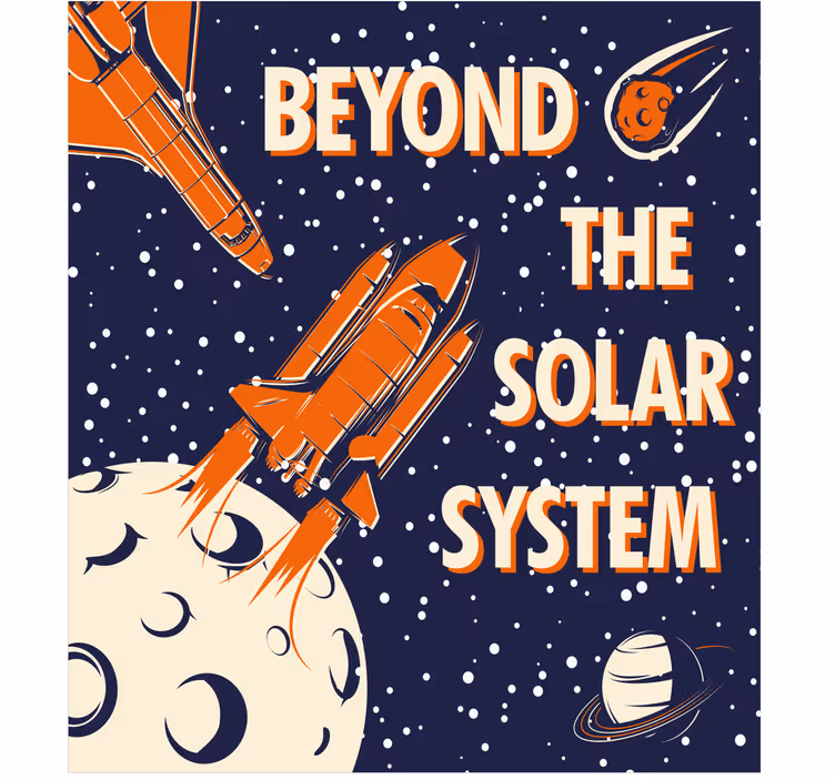 Space Exploration Adventure geek roller blind - TenStickers