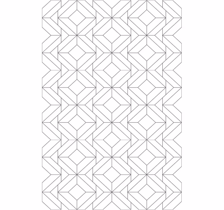 Geometric Figure Blocks modern roller blind - TenStickers