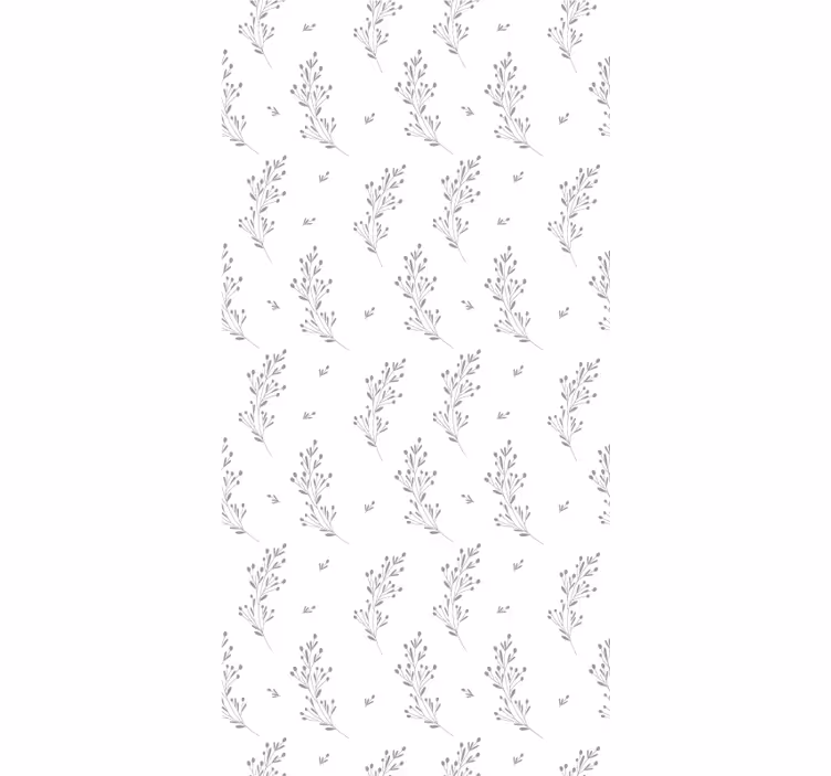 Subtle blossom motif flower roller blind - TenStickers