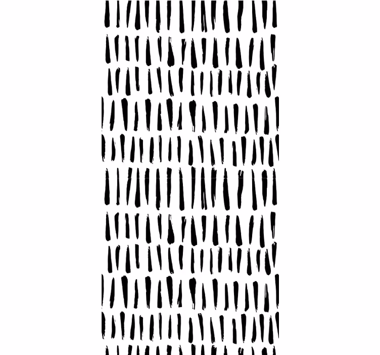 Vertical Black Strokes texture and pattern roller blind - TenStickers