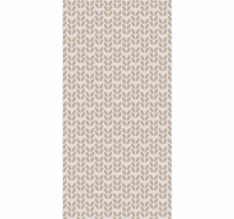 Flowers and plants roller blind leaf pattern design - TenStickers