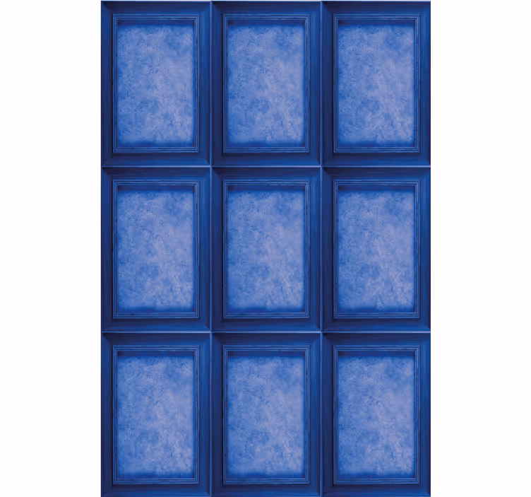 Elegant blue panels texture and pattern roller blind - TenStickers