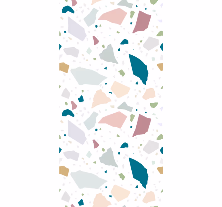 Abstract irregular terrazzo texture and pattern roller blind - TenStickers