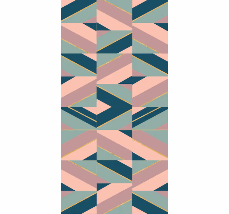 Abstract Geometric Motif modern roller blind - TenStickers