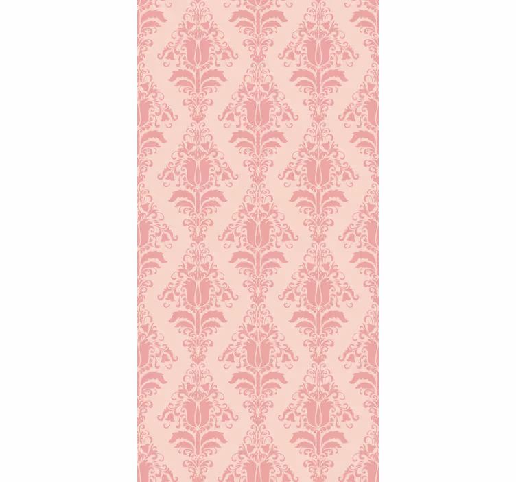 Elegant roller blind in soft pink motif - TenStickers