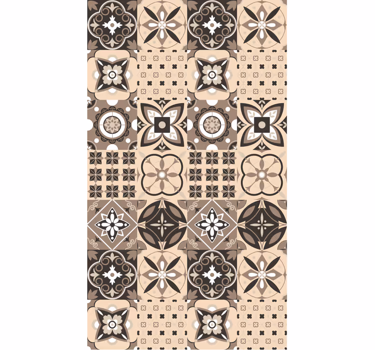 Ornate Tile Patterns texture and pattern roller blind - TenStickers
