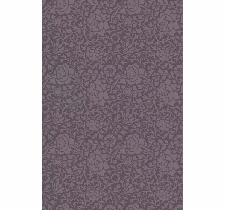 Elegant grey pattern flower roller blind - TenStickers