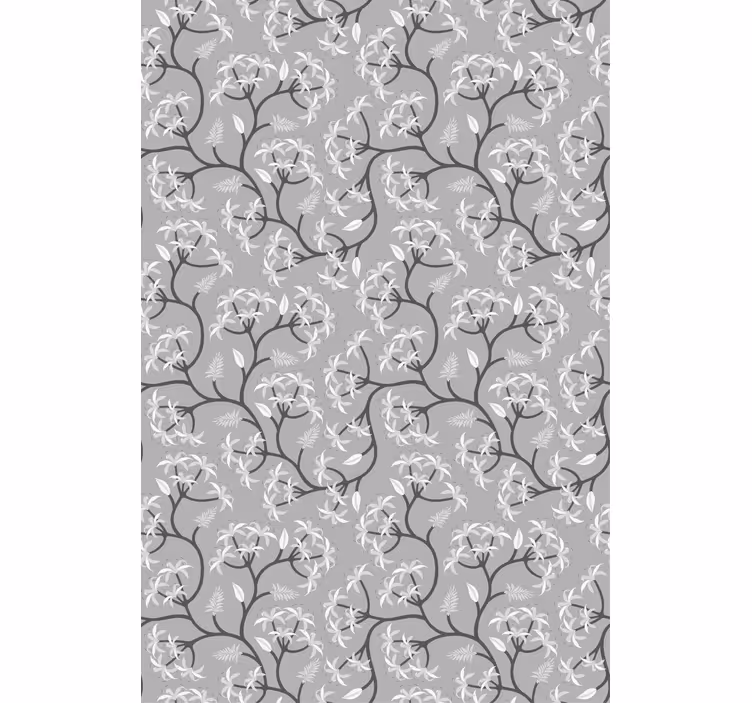 Elegant Floral Branches flowers and plants roller blind - TenStickers