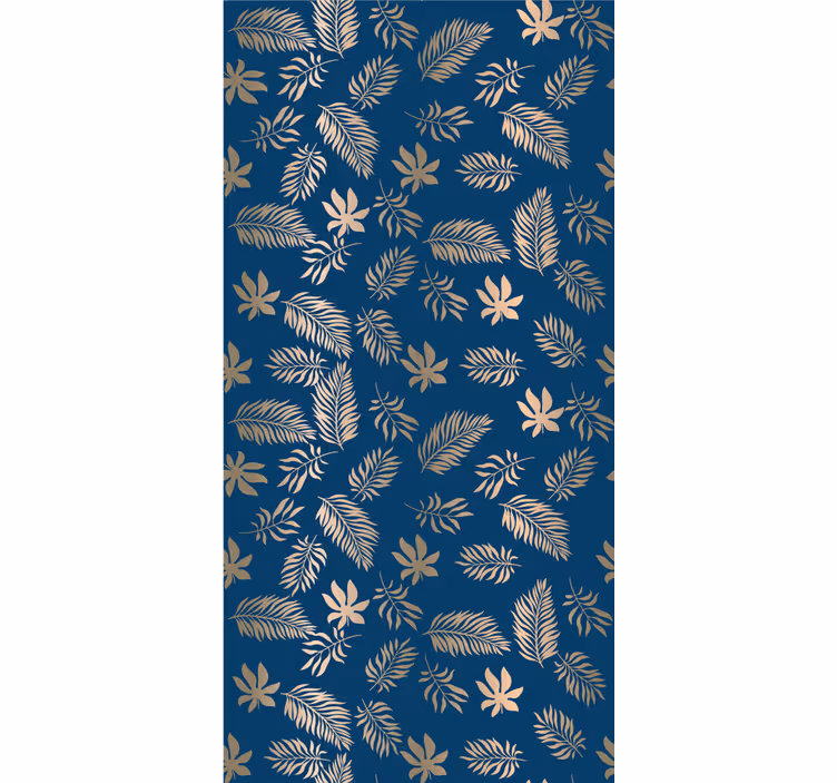 Exquisite Floral Pattern flowers and plants roller blind - TenStickers
