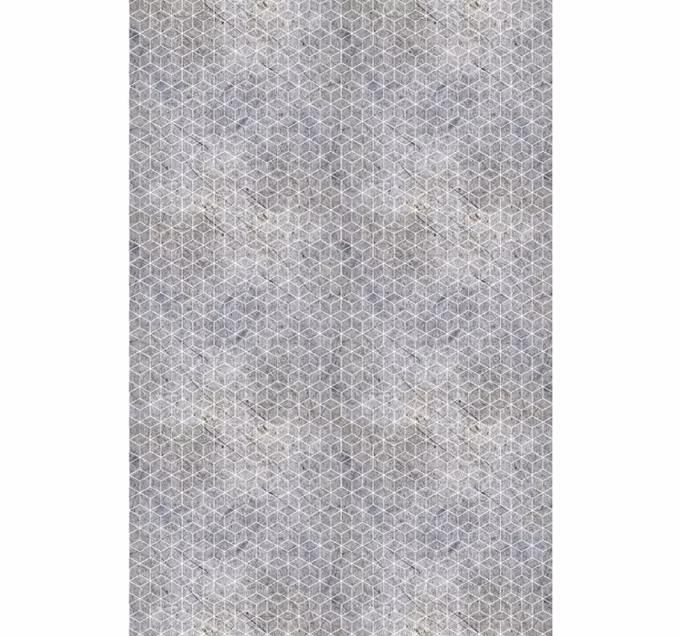 Geometric cement industrial decor Rustic blind - TenStickers