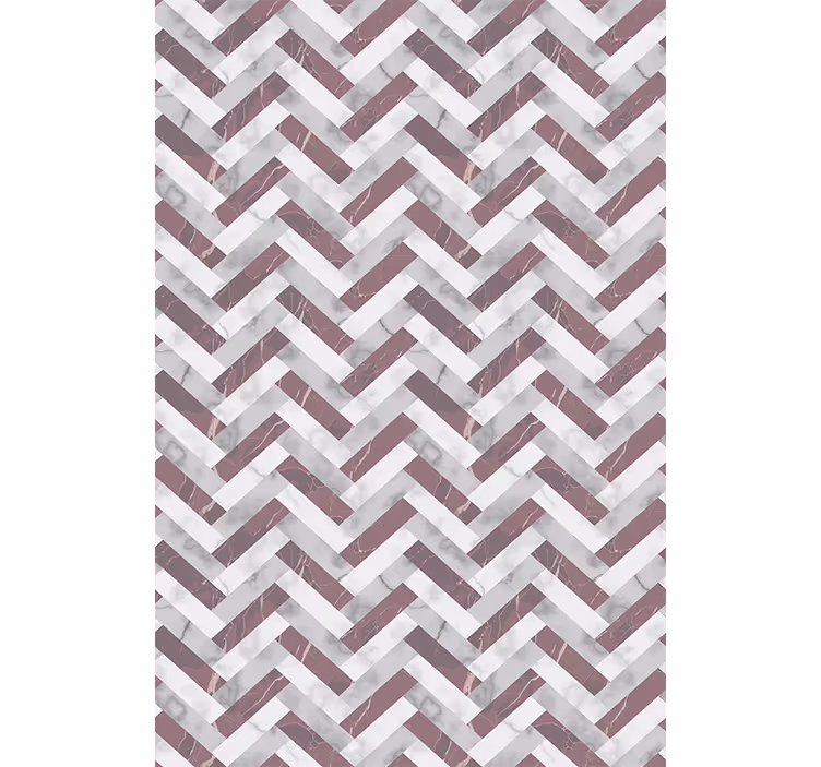 Herringbone marble pattern texture and pattern roller blind - TenStickers