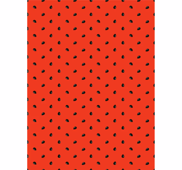 Red Strawberry Pattern fruit and vegetable roller blind - TenStickers
