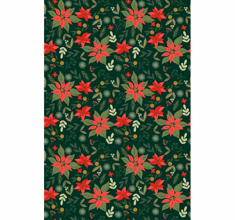 Leaves Christmas Decorations blind - TenStickers