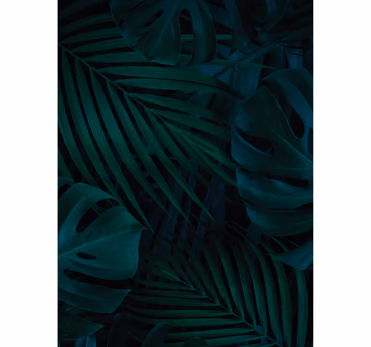 Tropical Leaf Patterns tree roller blind - TenStickers